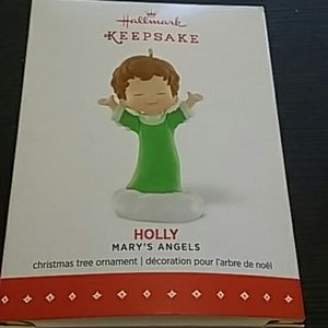 Mary's Angels Holly ornament